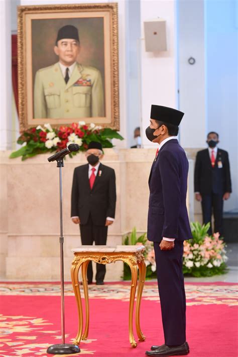 Foto Presiden Ri Saksikan Pengucapan Sumpah Jabatan Kepala Ppatk