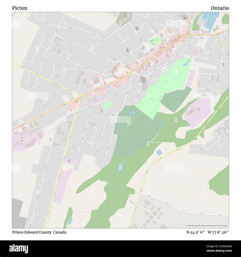 Map of picton ontario hi-res stock photography and images - Alamy