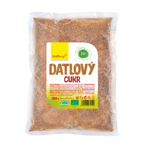 Datlový cukr BIO 500 g Wolfberry