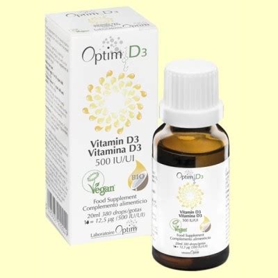 Optim D3 - 20 ml - Laboratoire Optim - www.purezasalud.com