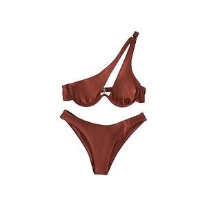 Qrexvog Bikini Femminile Set A Un Bikini A Triangolo Spalla Cavo In Su