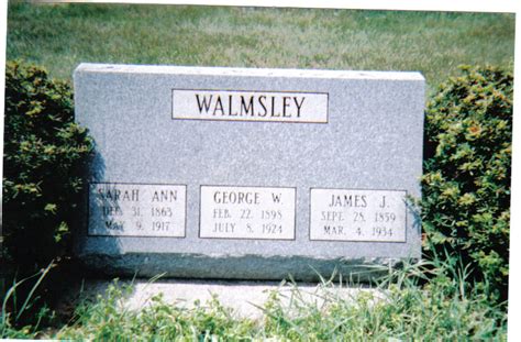 James John Walmsley 1859 1934 Mémorial Find a Grave