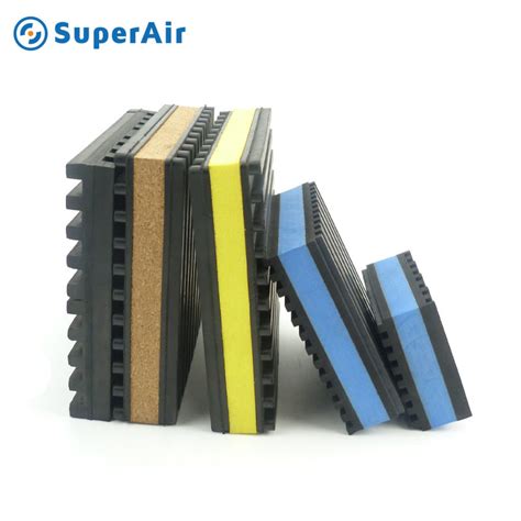 Anti Vibration Isolation Rubber Pads Heavy Duty Eva Pad For Hvac