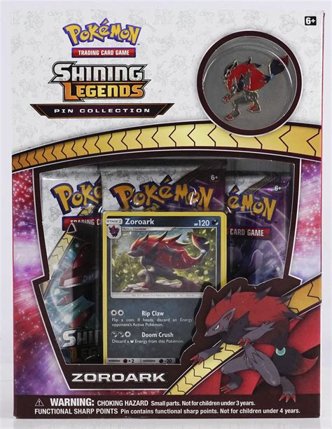 Pokemon Shining Legends Zoroark Pin Box Da Card World