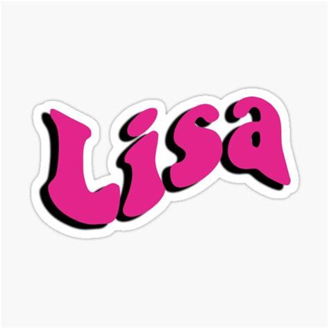 Lisa Name Stickers for Sale | Lisa name, Name stickers, Names