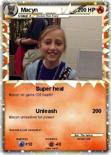 Pokémon Macyn Super heal My Pokemon Card