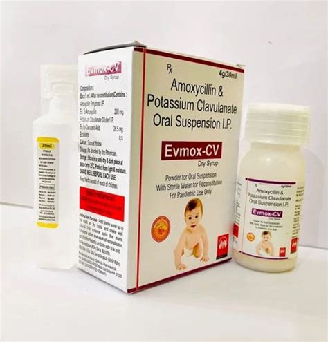 Evmox CV Amoxycillin Potassium Clavulanate For Clinical 228 5mg At Rs