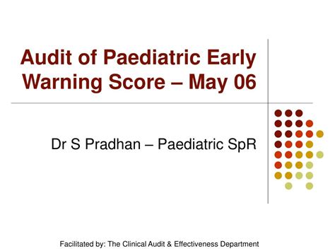 Paediatric Early Warning Score