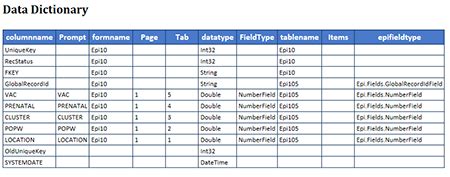 Data Dictionary Excel Template | Flyer Template