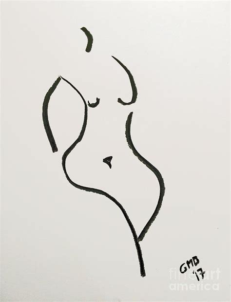 Study Of A Posing Nude 2 Drawing By Greg Mason Burns Pixels