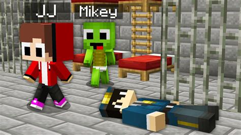 Jj And Mikey Escape From Prison Challenge In Minecraft Challenge Maizen Mizen Mazien Parody