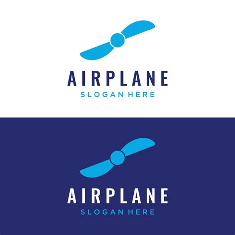 Propeller abstract logo template design of airplane, windmill, fan.Logo ...