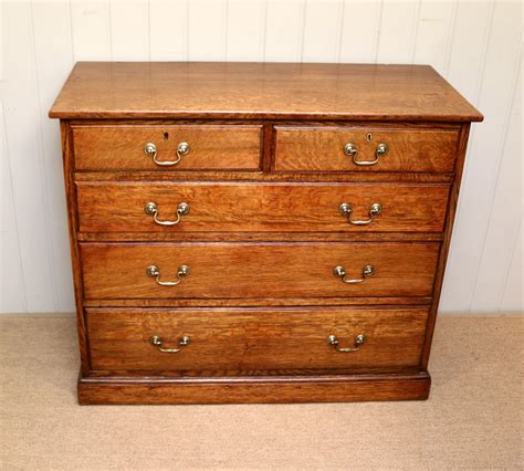 Solid Oak Chest Of Drawers As A Antiques Atlas