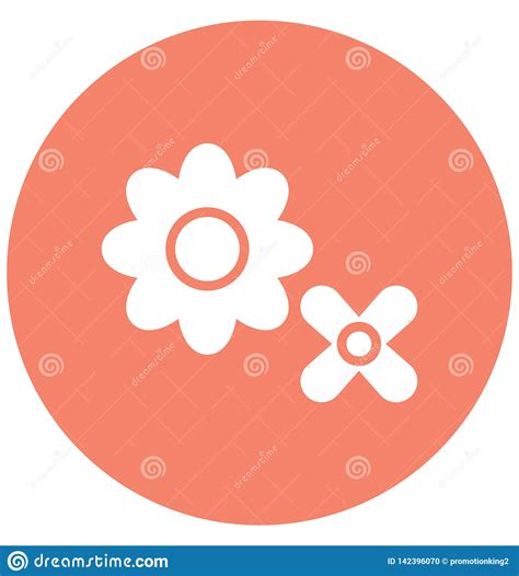 Icono Del Vector De La Floraci N Que Puede Modificado F Cilmente O