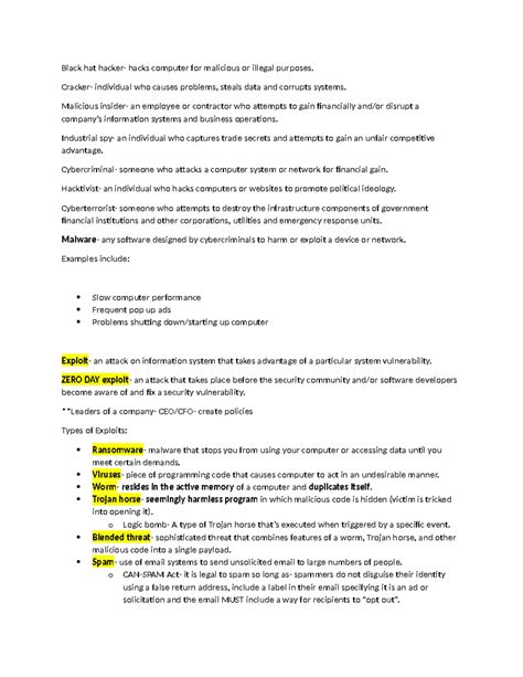 D333 - Ethics in Technology - This guide can be used in preparation for