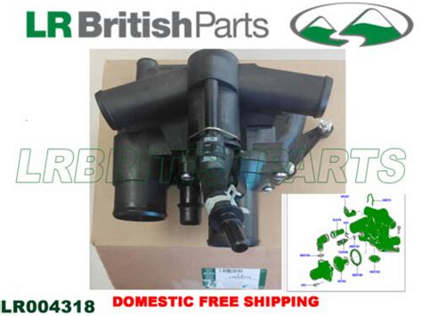 GENUINE LAND ROVER THERMOSTAT W HOUSING RANGE ROVER 03 12 SPORT 05 13