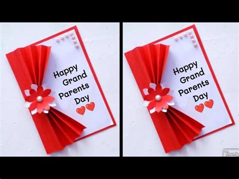 Easy & Beautiful Grandparents Day Card • grandparents day card idea ...