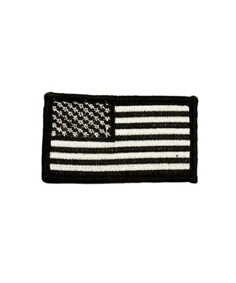 Black and White American Flag Patch | North Bay Listings