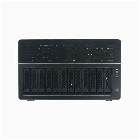 Fanlong Bay Half Height Nas Storage Sever Case Hot Swappable Chassis Network Data Storage