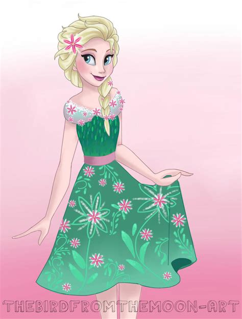 Elsa Frozen Fever Dapper Day By Thebirdfromthemoon On Deviantart