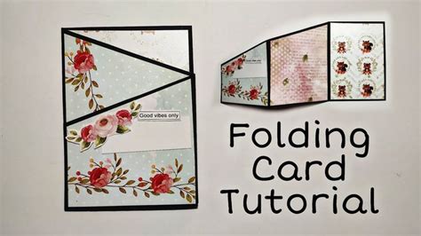 Zig Zag Fold Card Tutorial How To Make Fancy Fold Card Tutorials