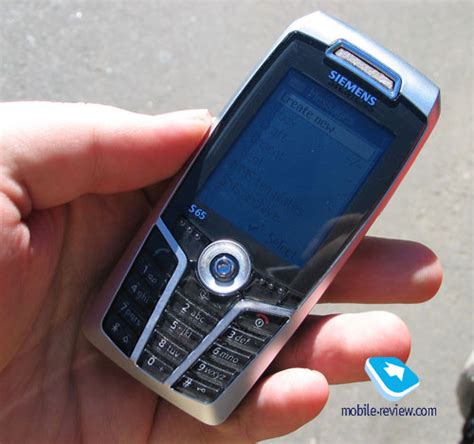 Mobile-review.com Обзор GSM-телефона Siemens S65