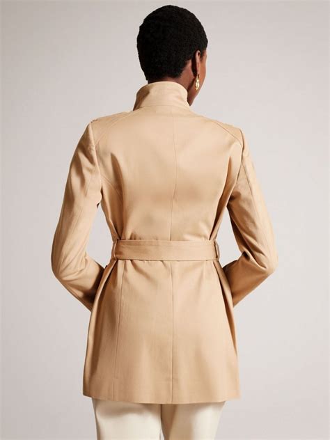 Ted Baker Rosiaas Wrap Trench Coat In Tan Endource