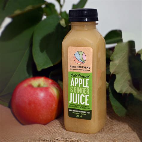 Apple Juice - APPLE & GINGER – Nutrition Farms