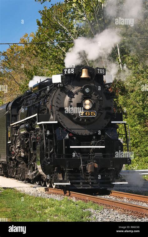 Nickel Plate Road no. 765 is a 2-8-4 "Berkshire" type steam locomotive ...