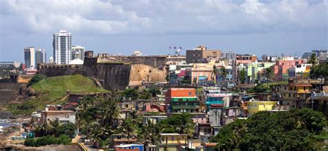 The La Perla Neighborhood Located In Old San Juan Puerto Rico Which Is