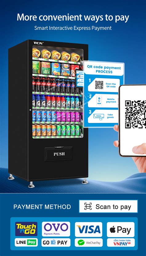 Cashless Snack Drink Vending Machine TCN CSC 10N AA01 TCN