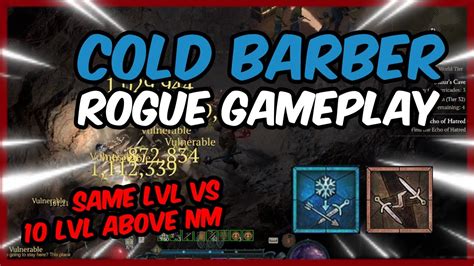 Diablo Cold Imbue Barber Rogue Gameplay Levels Above With Mid