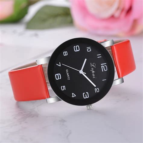 Buy Lvpai Women S Casual Quartz Leather Band Analog Wrist Watch At