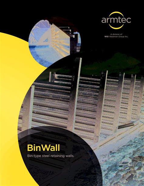 Pdf Binwall Armtecdesign Of Binwall Gravity Retaining Walls Bin