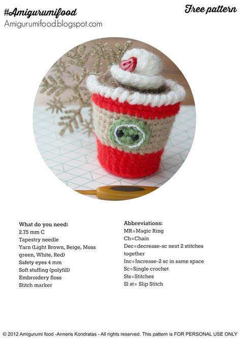 Starcutes Red Cup Amigurumi Free Pattern Crochet Amigurumi Free