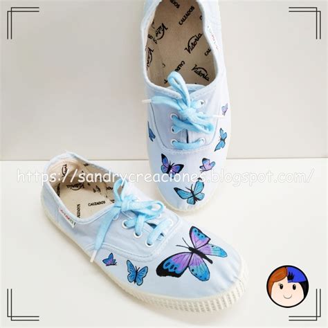 SanDryCreaciones Customizar Zapatillas Con Pintura De Tela