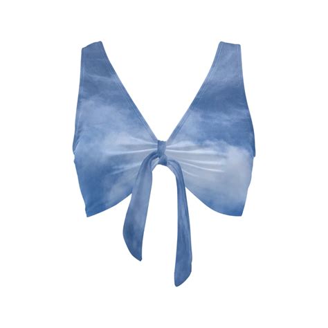 Sky Wishes Chest Bowknot Bikini Top Model S33 ID D6767063