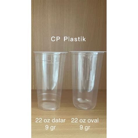 Jual Gelas Plastik Oval Oz Gr Isi Pcs Shopee Indonesia