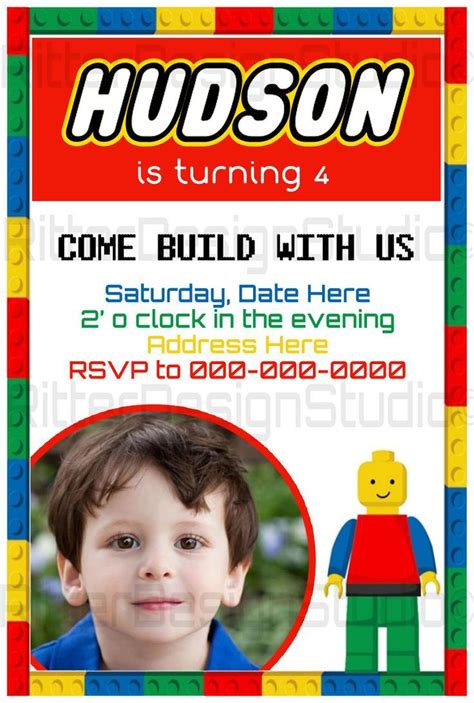 Lego Birthday Invitations Printable Bing Images