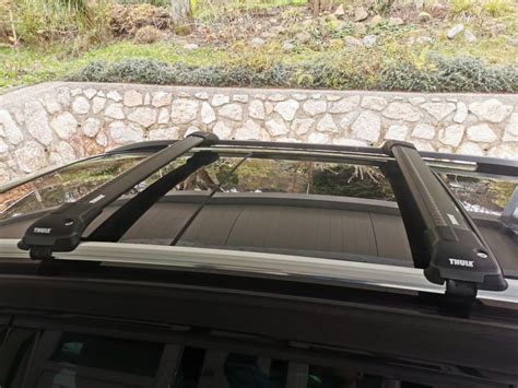 THULE WINGBAR EDGE BLACK model 9583 nizki strešni nosilci novi