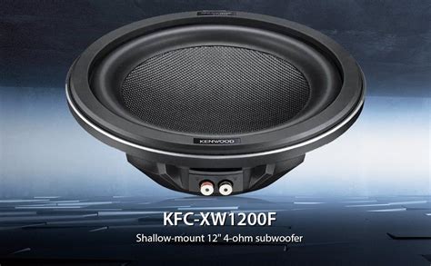 Amazon Kenwood Excelon KFC XW1200F 12 Shallow Component Subwoofer