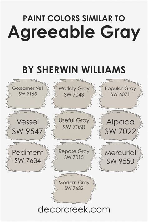 Agreeable Gray Sw 7029 Paint Color By Sherwin Williams Decorcreek