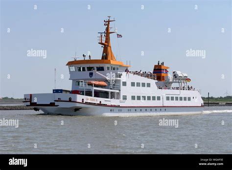 The passenger ferry Langeoog III on June 23, 2019 on the way from ...