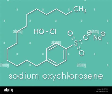 Hypochlorous Acid Molecule Banque D Image Et Photos Alamy