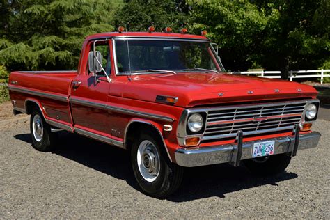 No Reserve 1969 Ford F 250 Ranger Camper Special 4 Speed For Sale On Bat Auctions Sold For