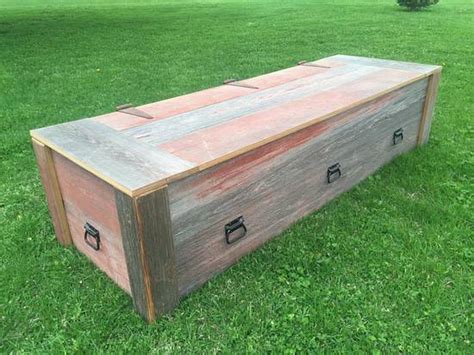 Reclaimed Barn Wood Casket - Woodworking Project by Michael Ray ...