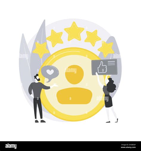 Satisfaction And Loyalty Abstract Concept Vector Illustration Stock