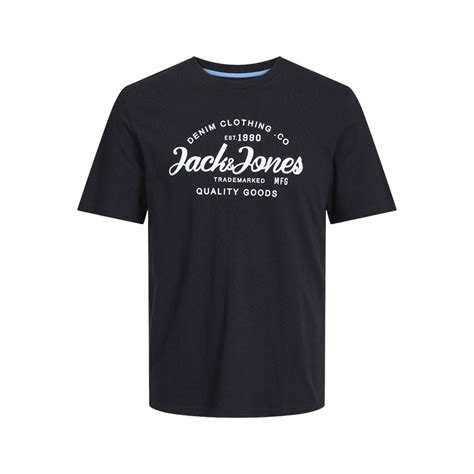 Jack Jones T Shirt Forest Black Bigmensfashion Grote Maten