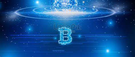 Bitcoin In The Magnificent Sky Download Free Banner Background Image