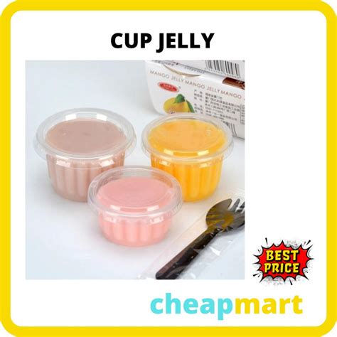 Jual Cup Jelly Gelas Plastik Jelly Ukuran Ml Dan Ml Shopee